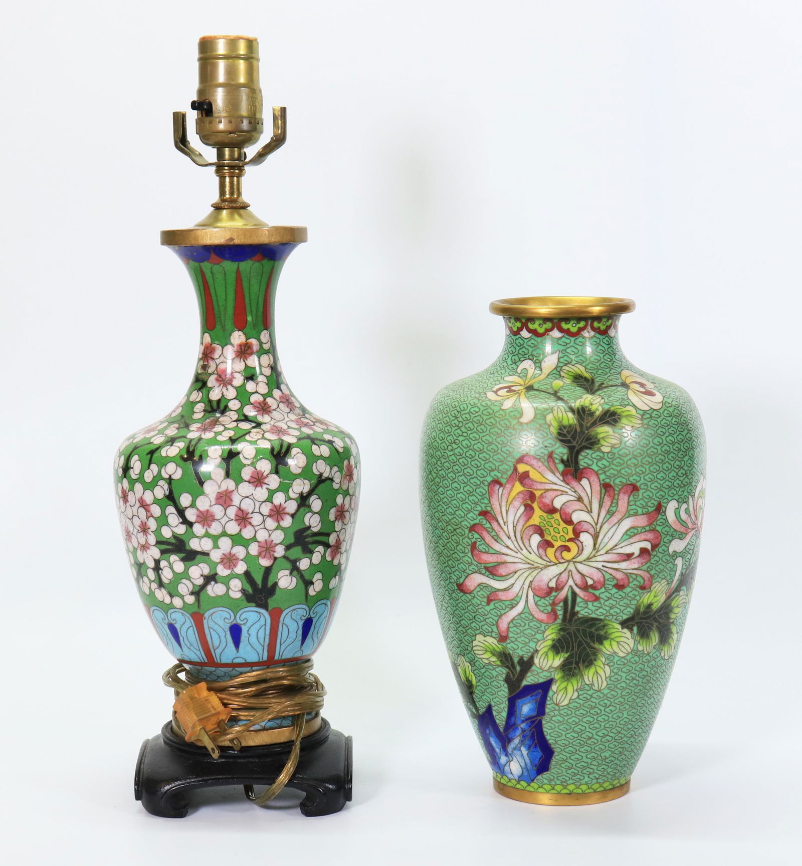 2 - Chinese Cloisonne & Bronze Vases (1 of 5)