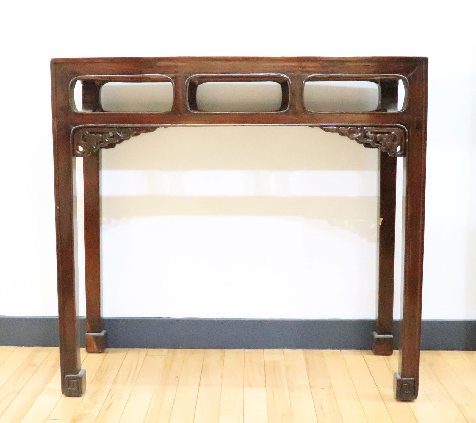 Chinese Hard Wood Rectangular Table Thru Tenon Top (1 of 9)