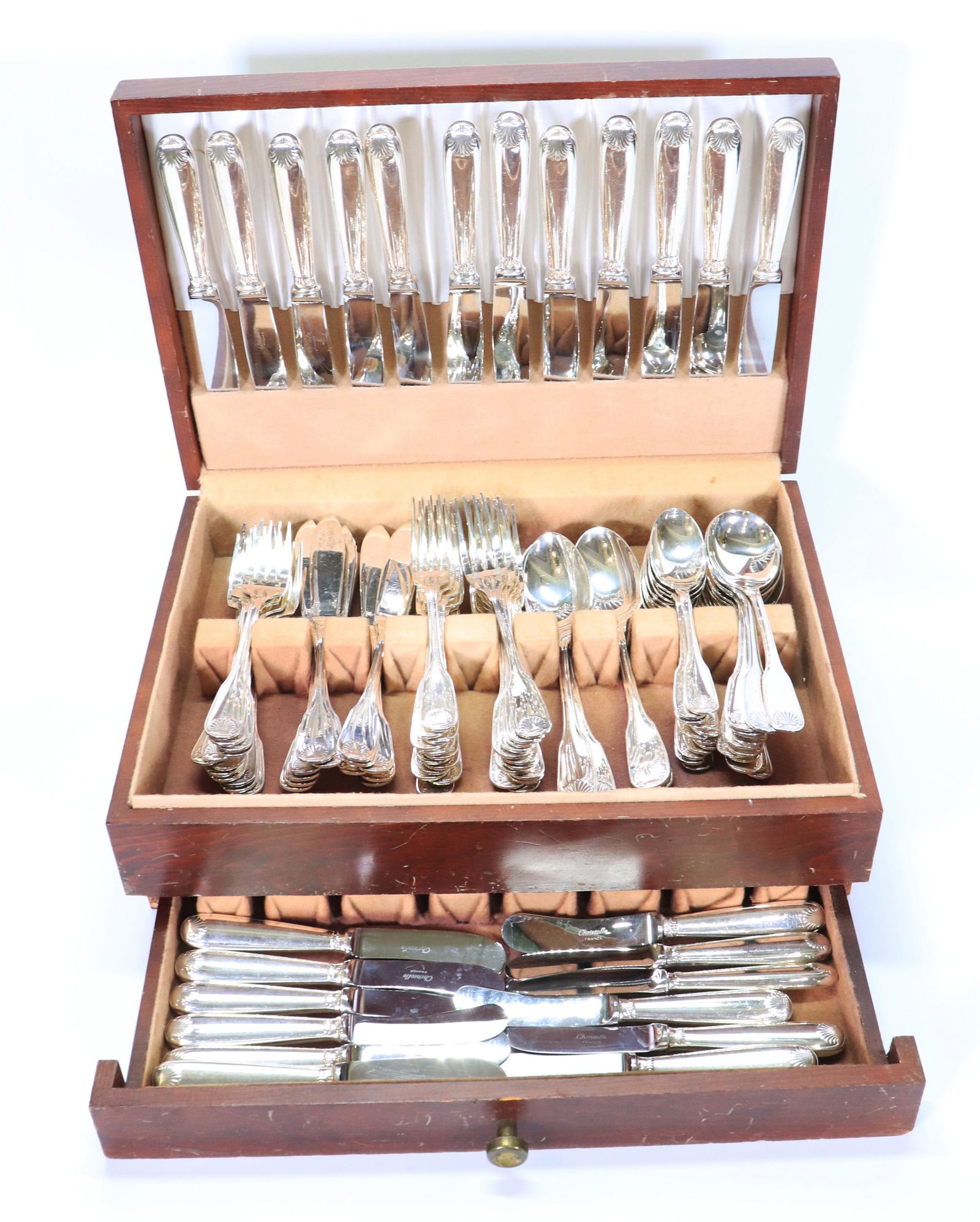 Christofle Silver Service for 12; Vendome Arcantia (1 of 10)