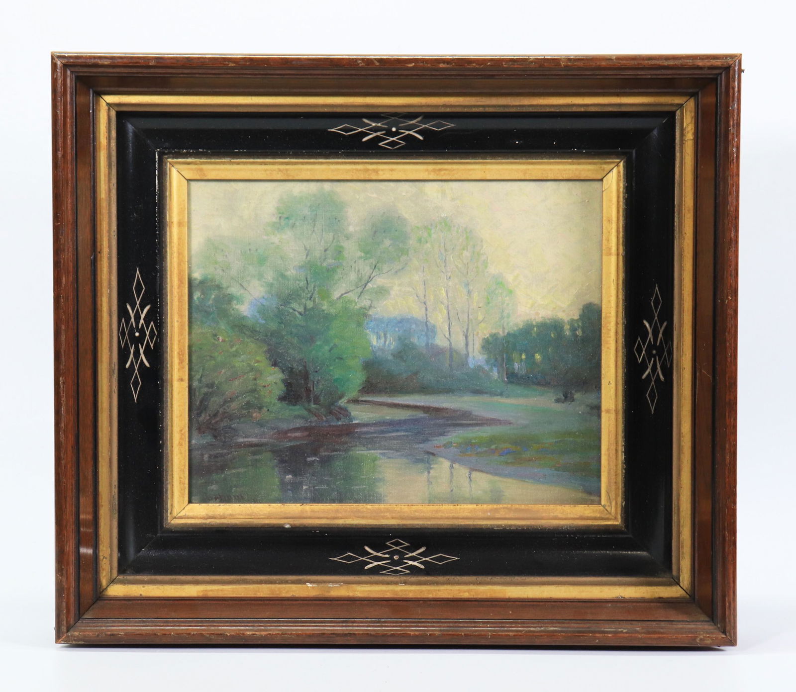 Robert A Graham; Oil Board, Spring Stream (1 of 4)