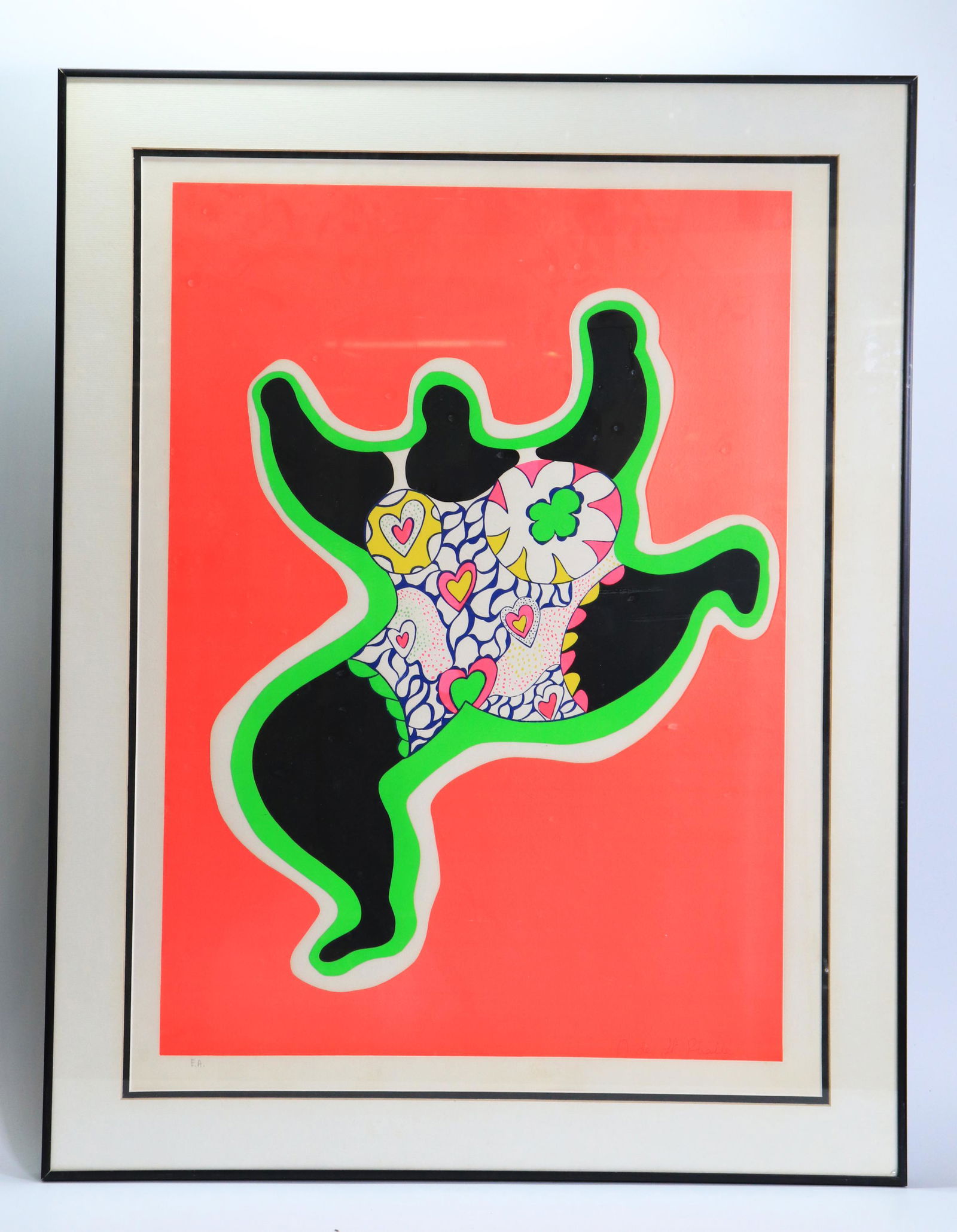 Niki de Saint Phalle; 1970 Silkscreen "Nana Power" (1 of 4)