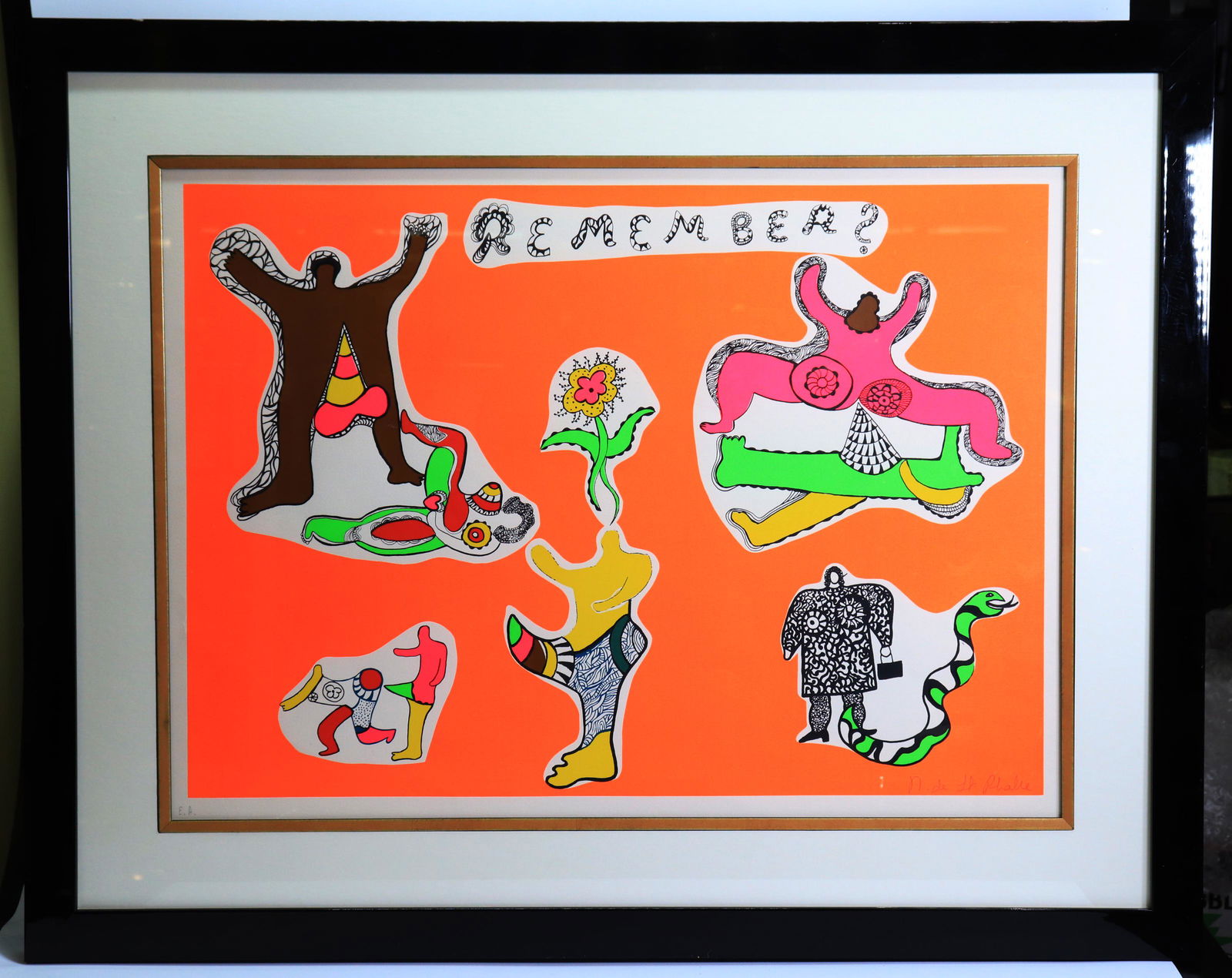 Niki de Saint Phalle, "Remember"Color Serigraph (1 of 4)