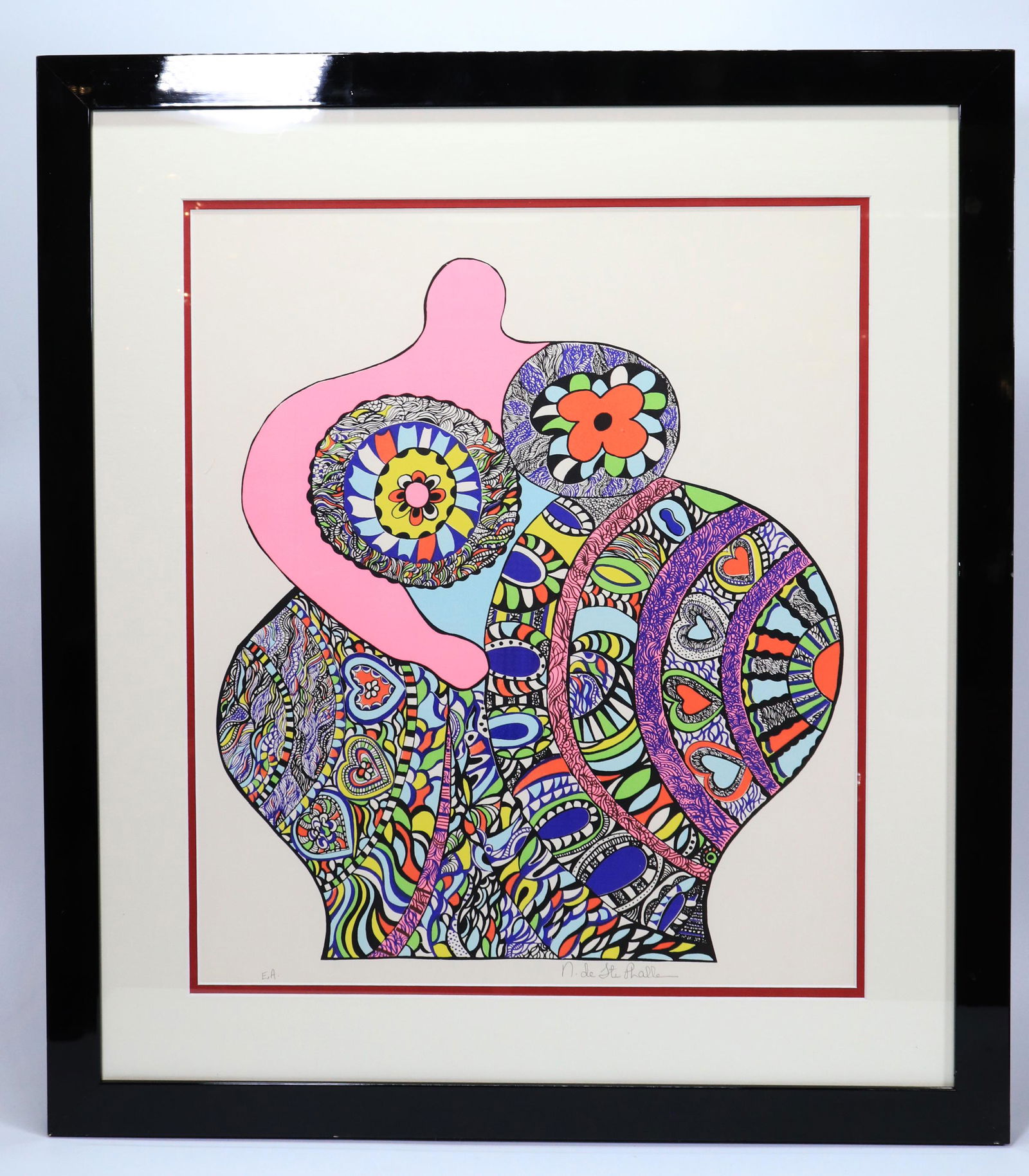 Niki de Saint Phalle 1970 Silkscreen Nana Signed (1 of 3)