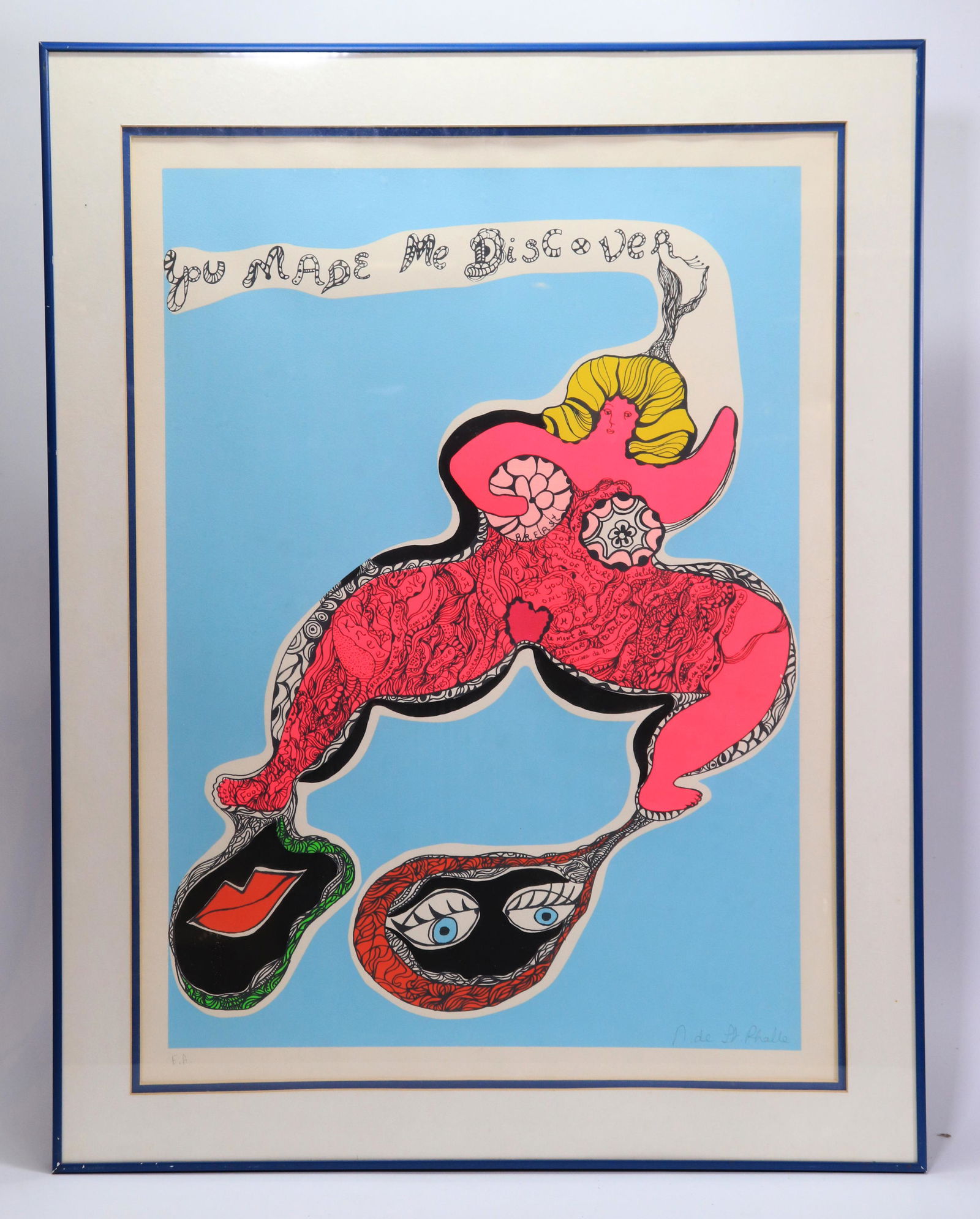Niki de Saint Phalle; 1970 " You Made Me Discover" (1 of 5)