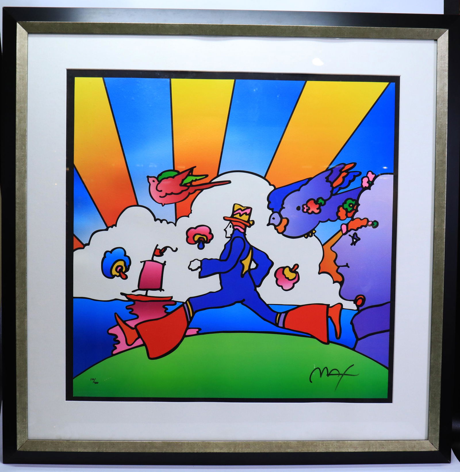 Peter Max Lithographic Number #110/300 (1 of 5)