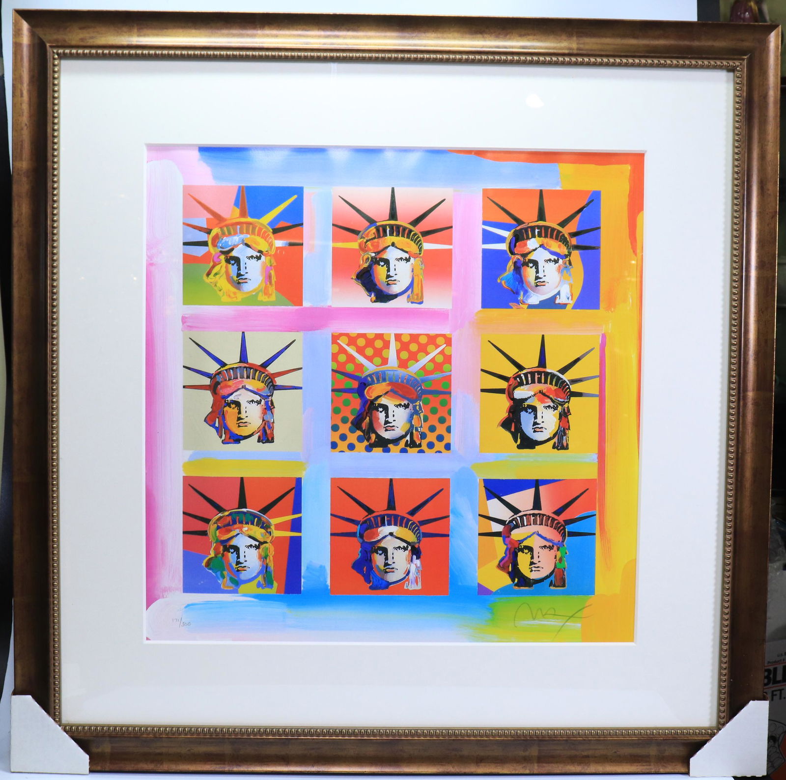 Peter Max Lithographic "Liberty and Justice" (1 of 5)