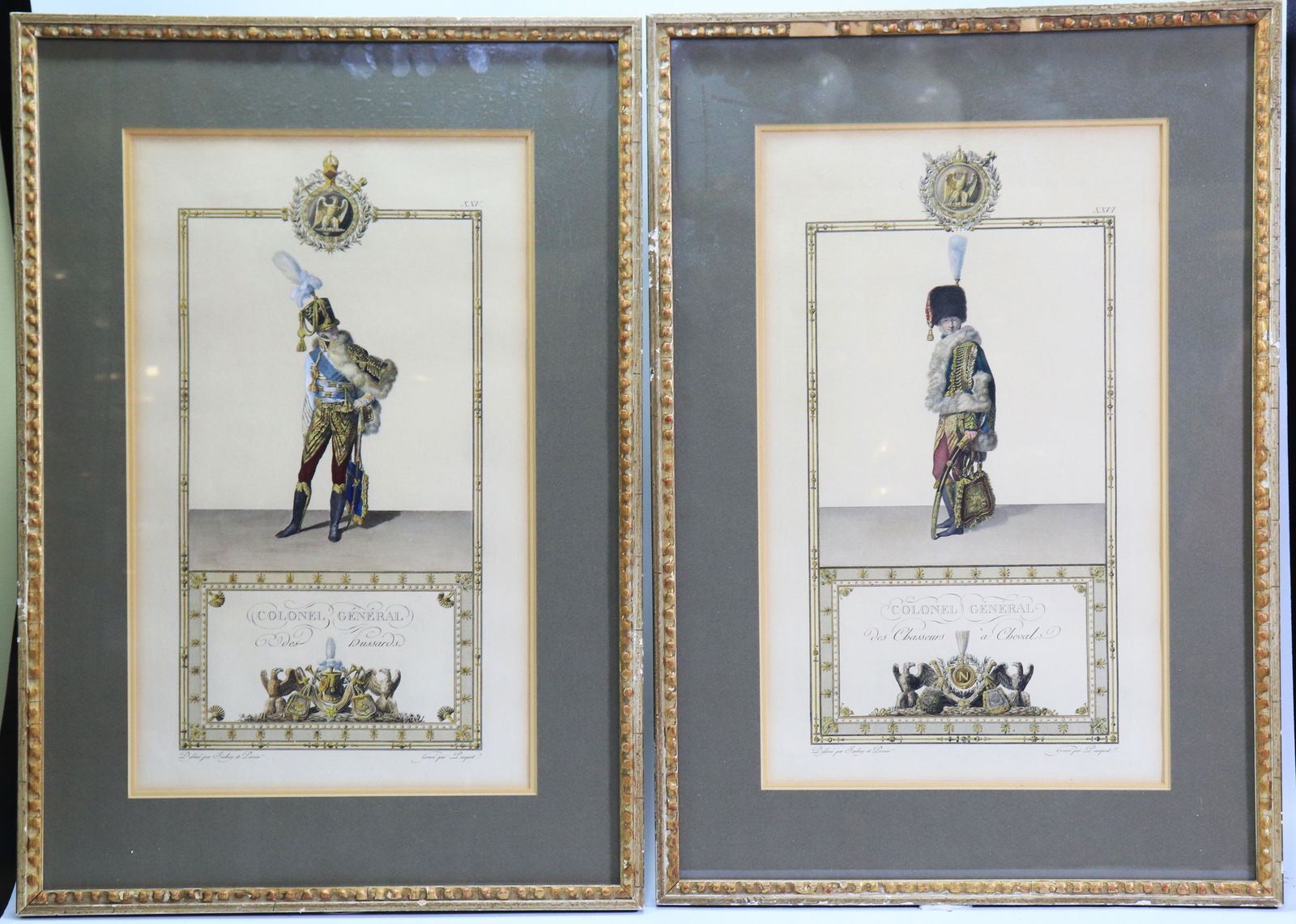 2 Napoleon Coronation Engravings Isabey Percier (1 of 5)