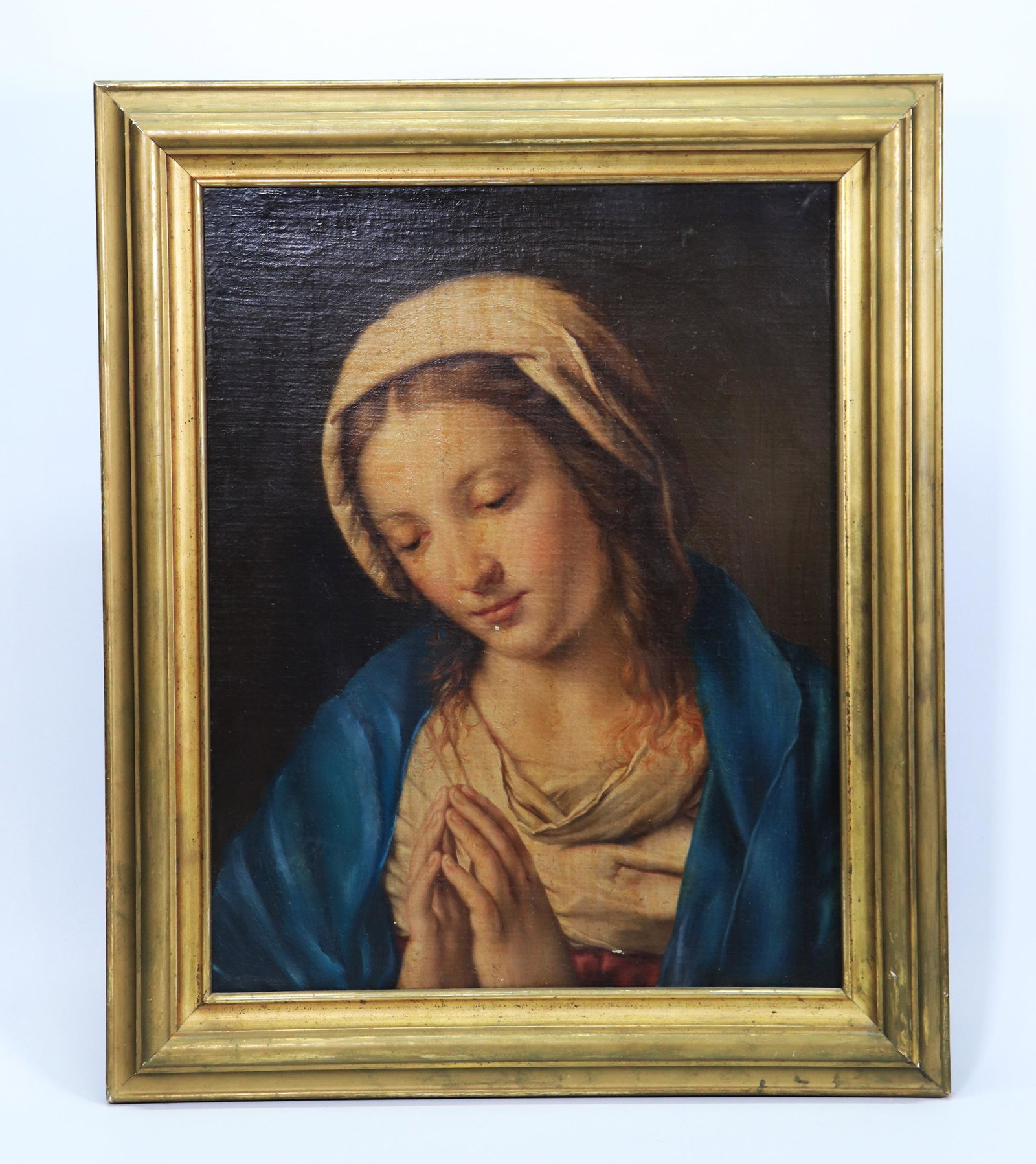 Fine Flemish 17th/18th C Madonna Oil Canvas (1 of 4)
