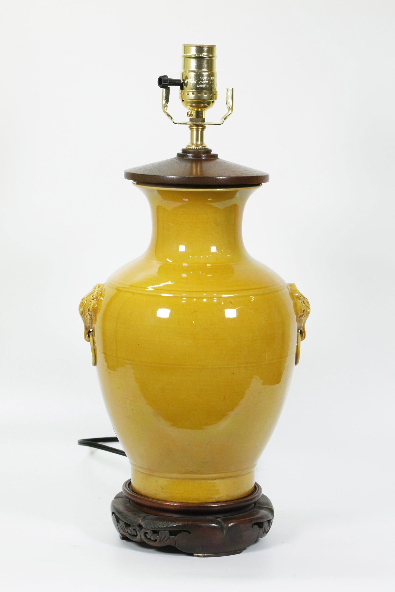 Chinese Yellow Monochrome Porcelain Vase (1 of 5)