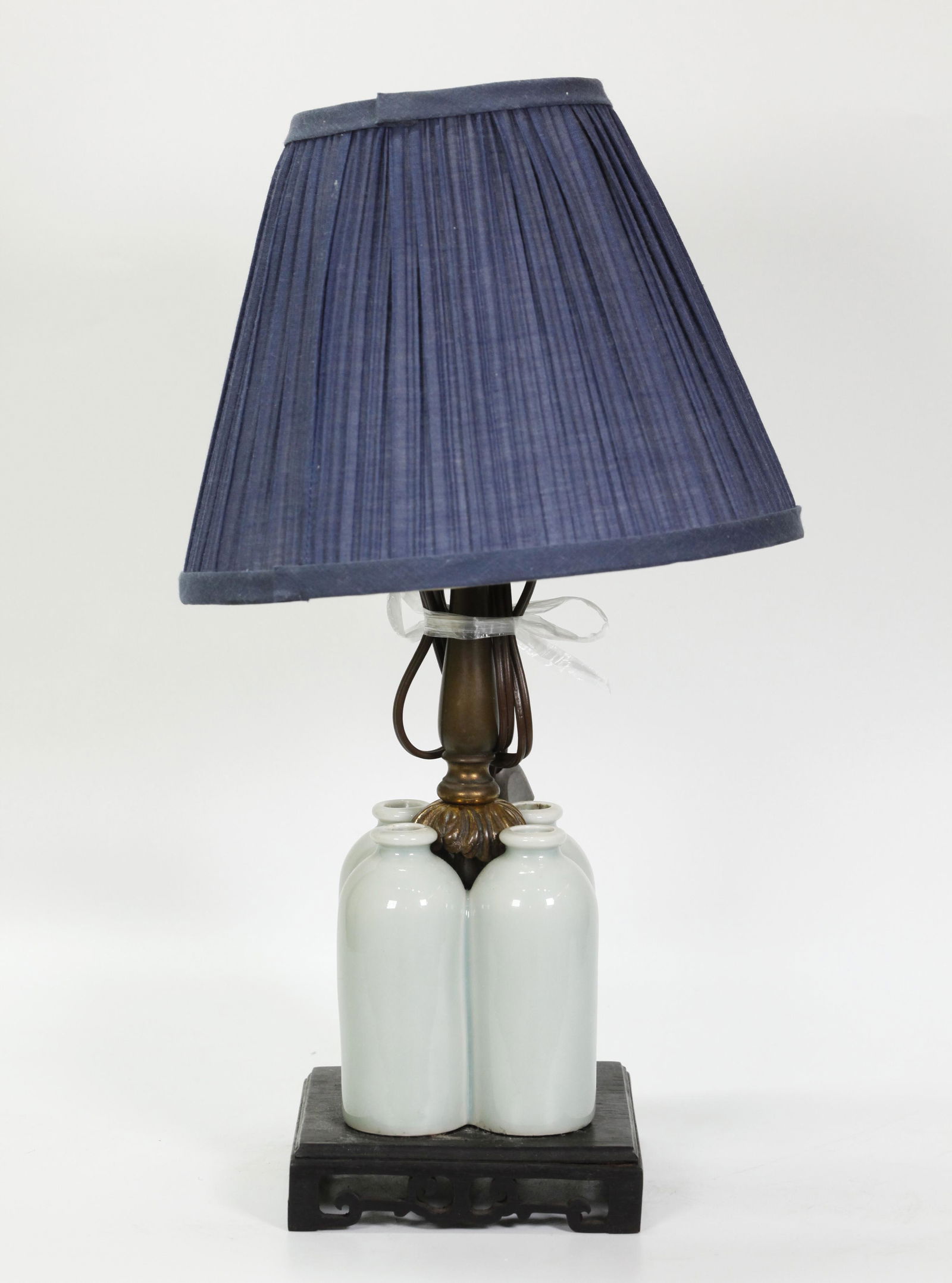 Chinese Pale Celadon 4-Jar Porcelain as Lamp (1 of 5)