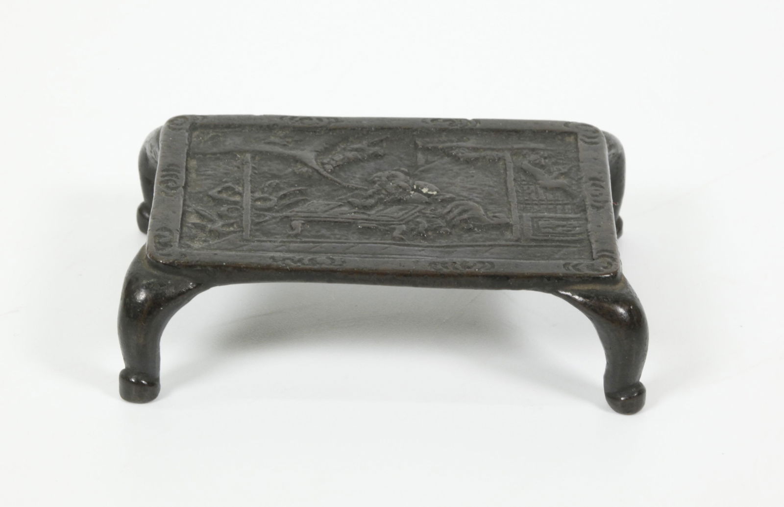 Chinese Ming Scholar's Bronze Ink Stick Stand (1 of 5)