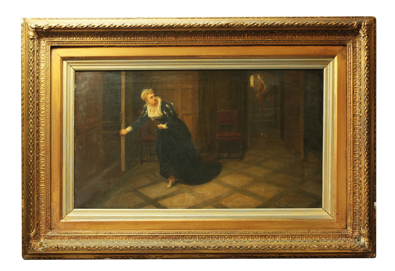 Frederick Albert Slocombe Oil Canvas Narrow Escape (1 of 8)