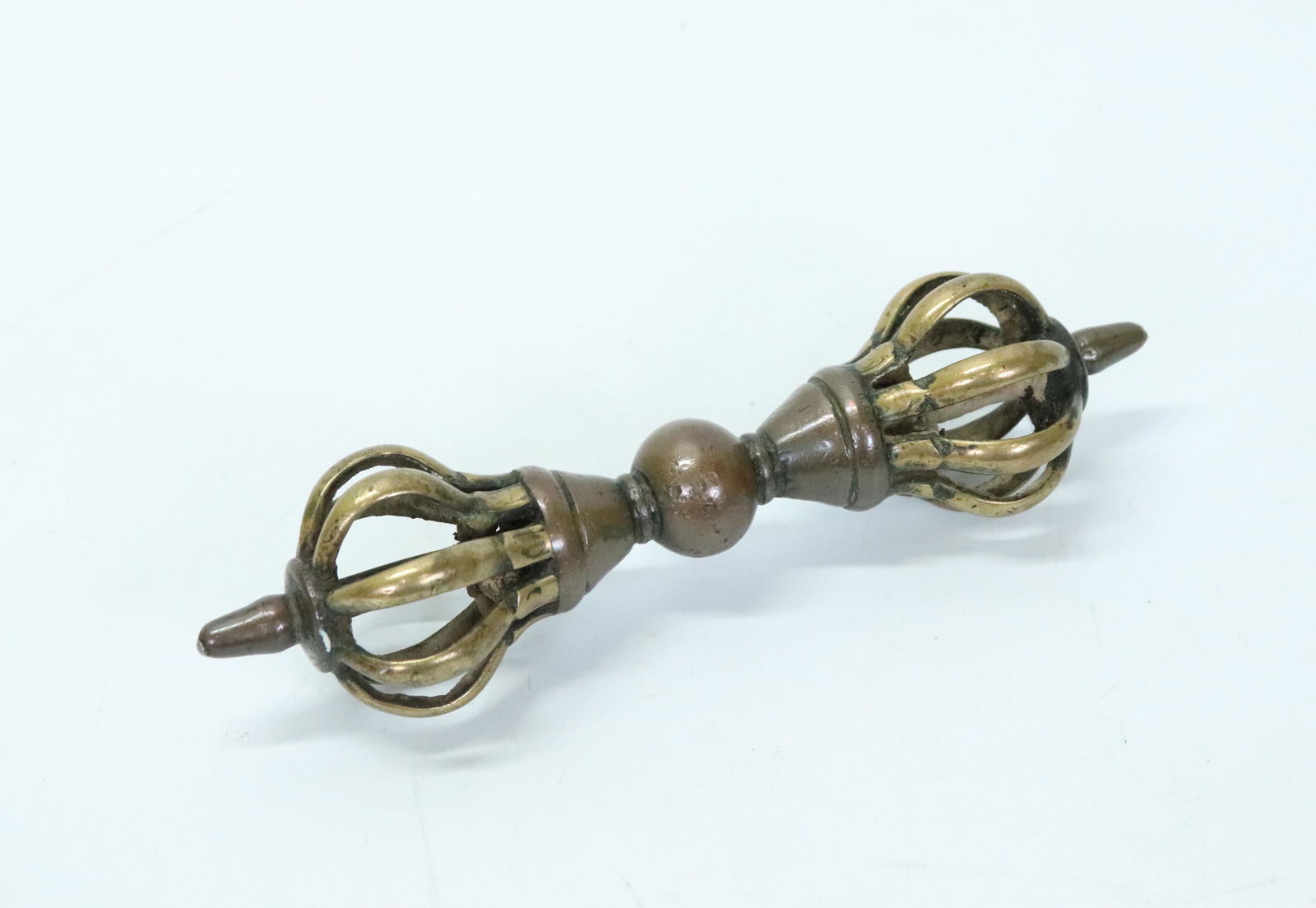 Tibetan Ming Dynasty Bronze Vajra (1 of 5)