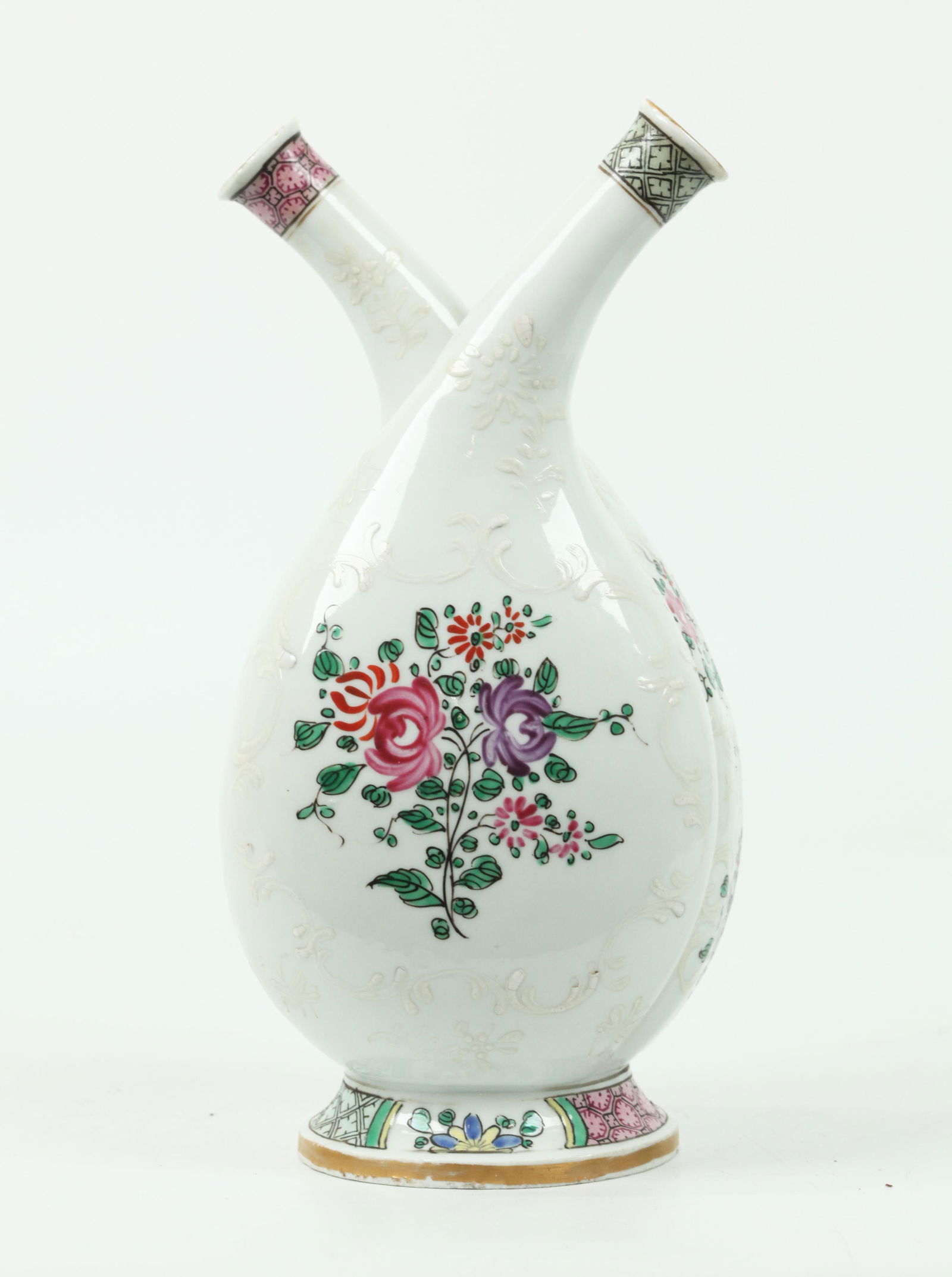 Chinese Export Porcelain Oil & Vinegar Bottle (1 of 5)