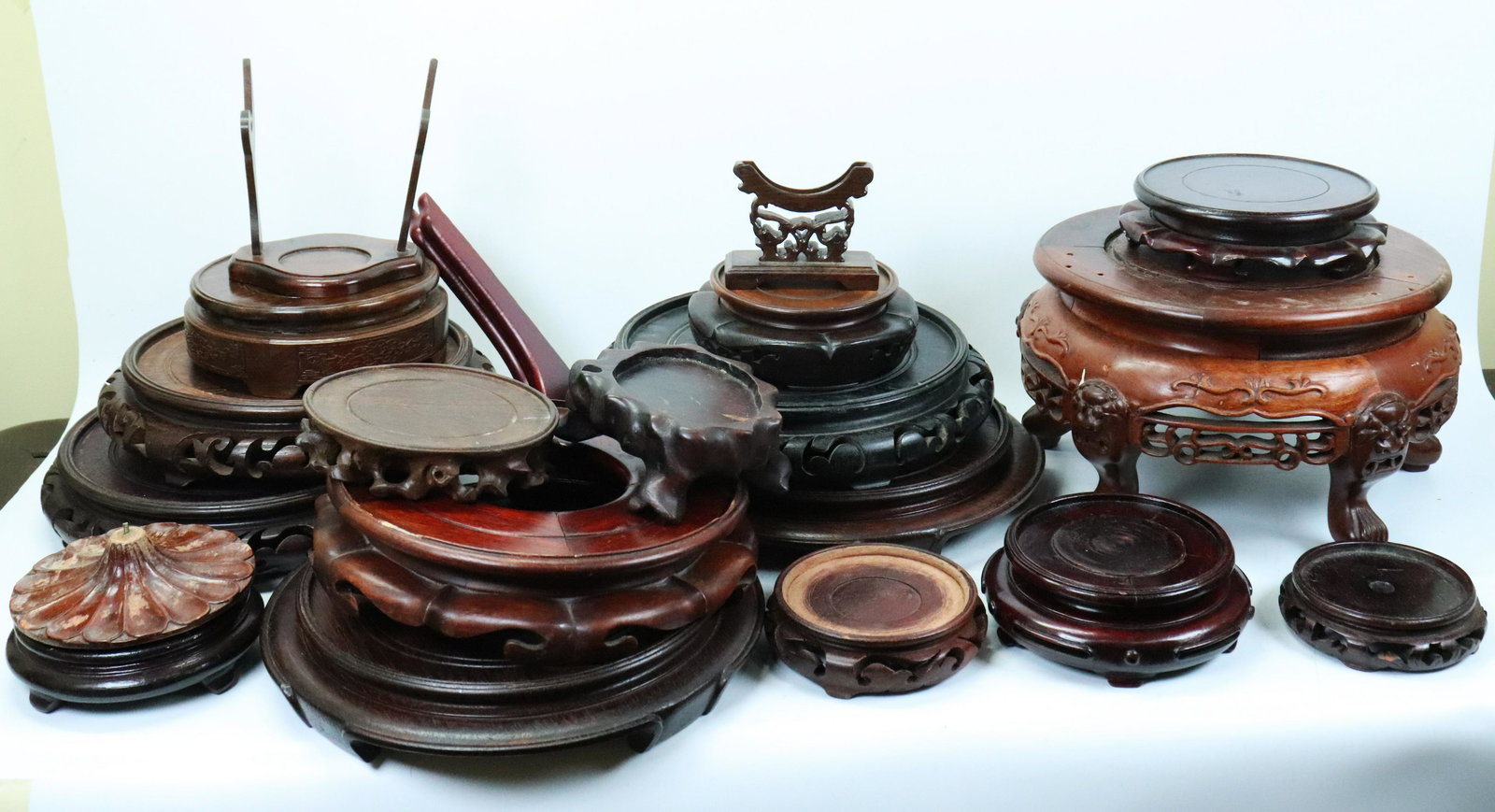20 Chinese Hard Wood Stands (1 of 6)