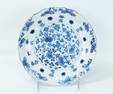 Chinese Kangxi Mark Blue White Porcelain Plate