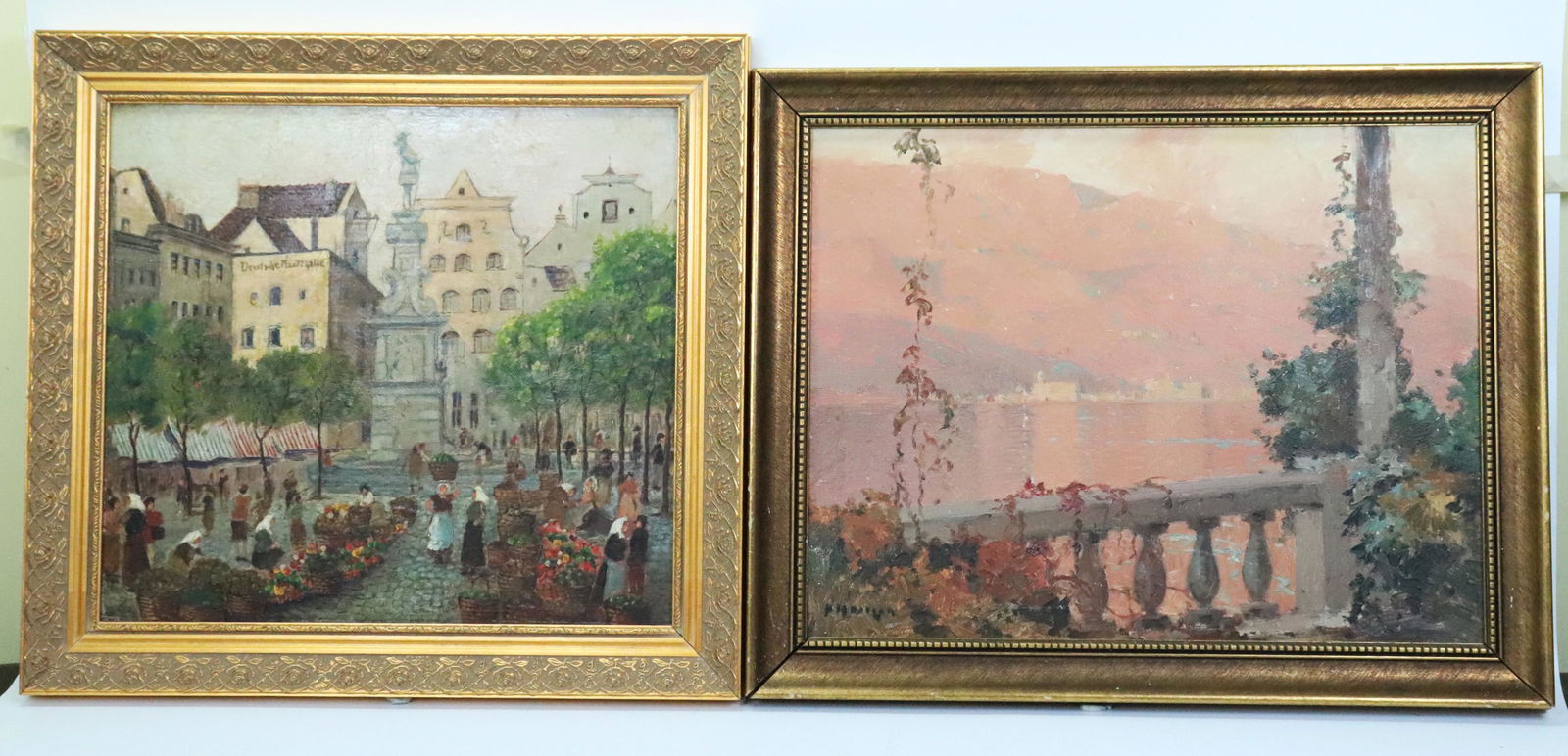 2 Oils European Views: Lake Como, German Market (1 of 5)