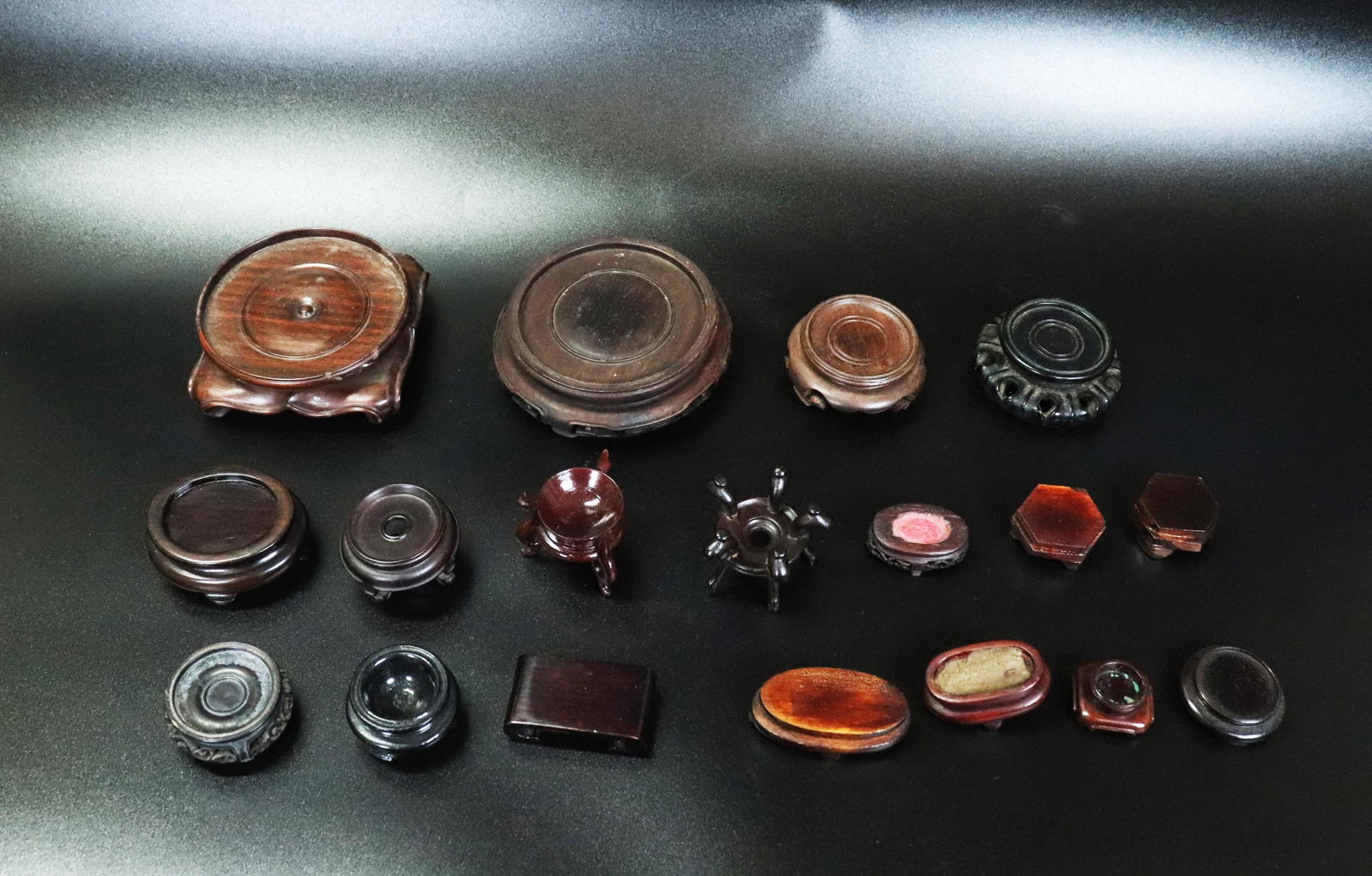 18 Chinese Hard Wood Small Stands (1 of 5)