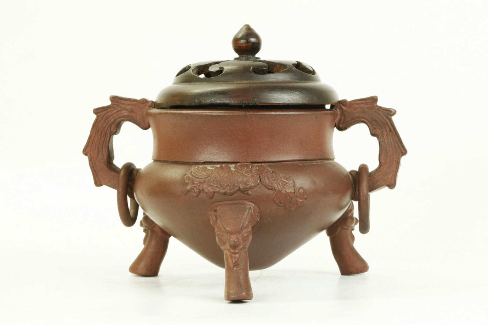Chinese 19th C Yixing Incense Burner (1 of 5)