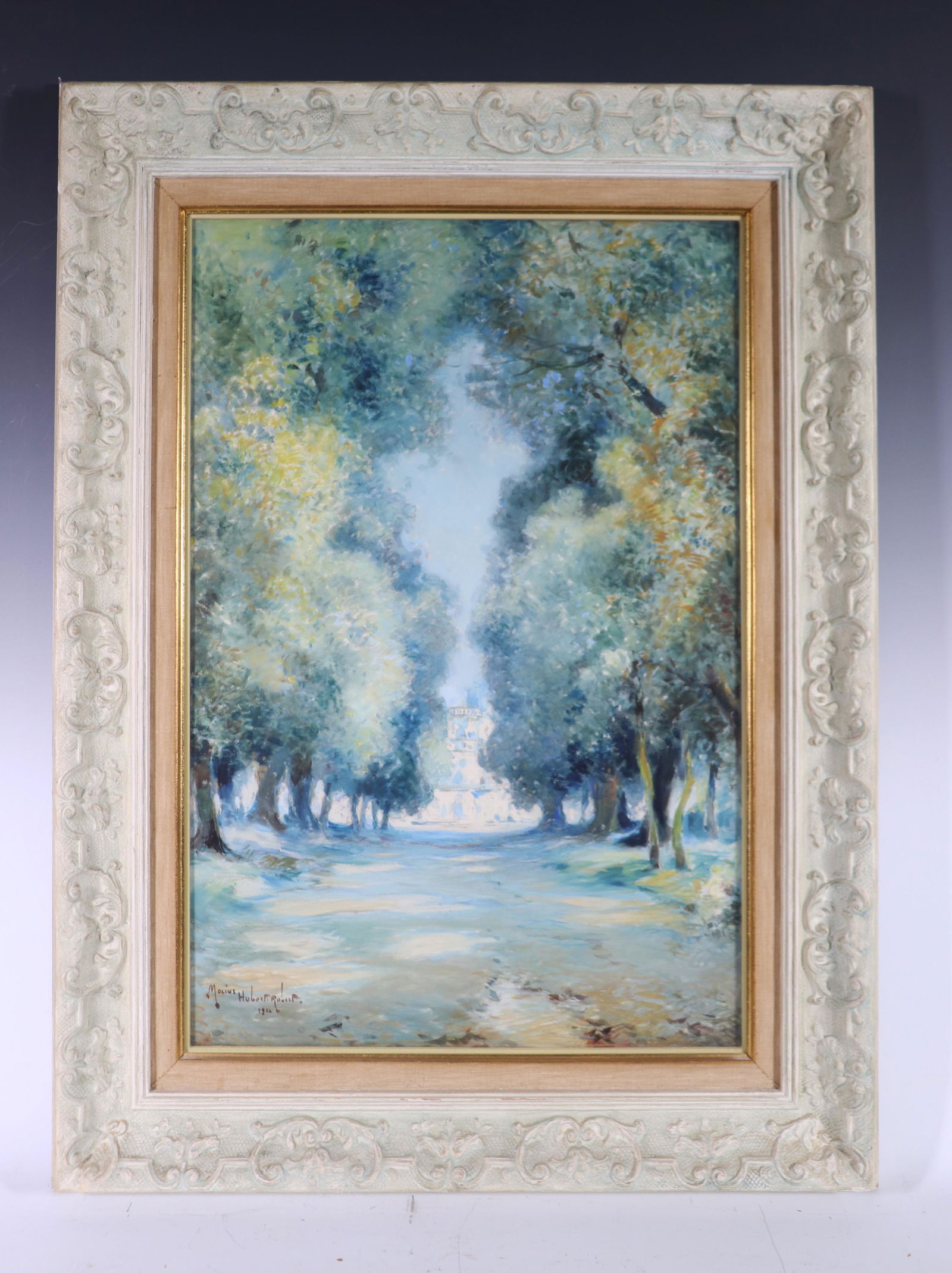 Marius Hubert Robert "Allee" Watercolor 1922 (1 of 7)