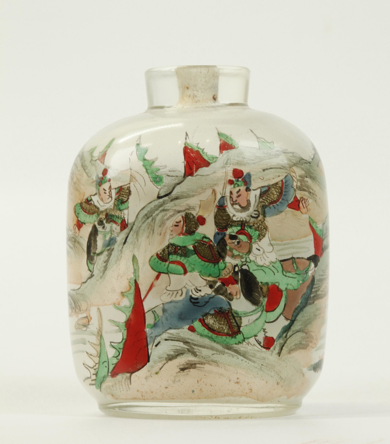 Yong shou Tian Chinese Inside Painted Snuff Bottle (1 of 5)