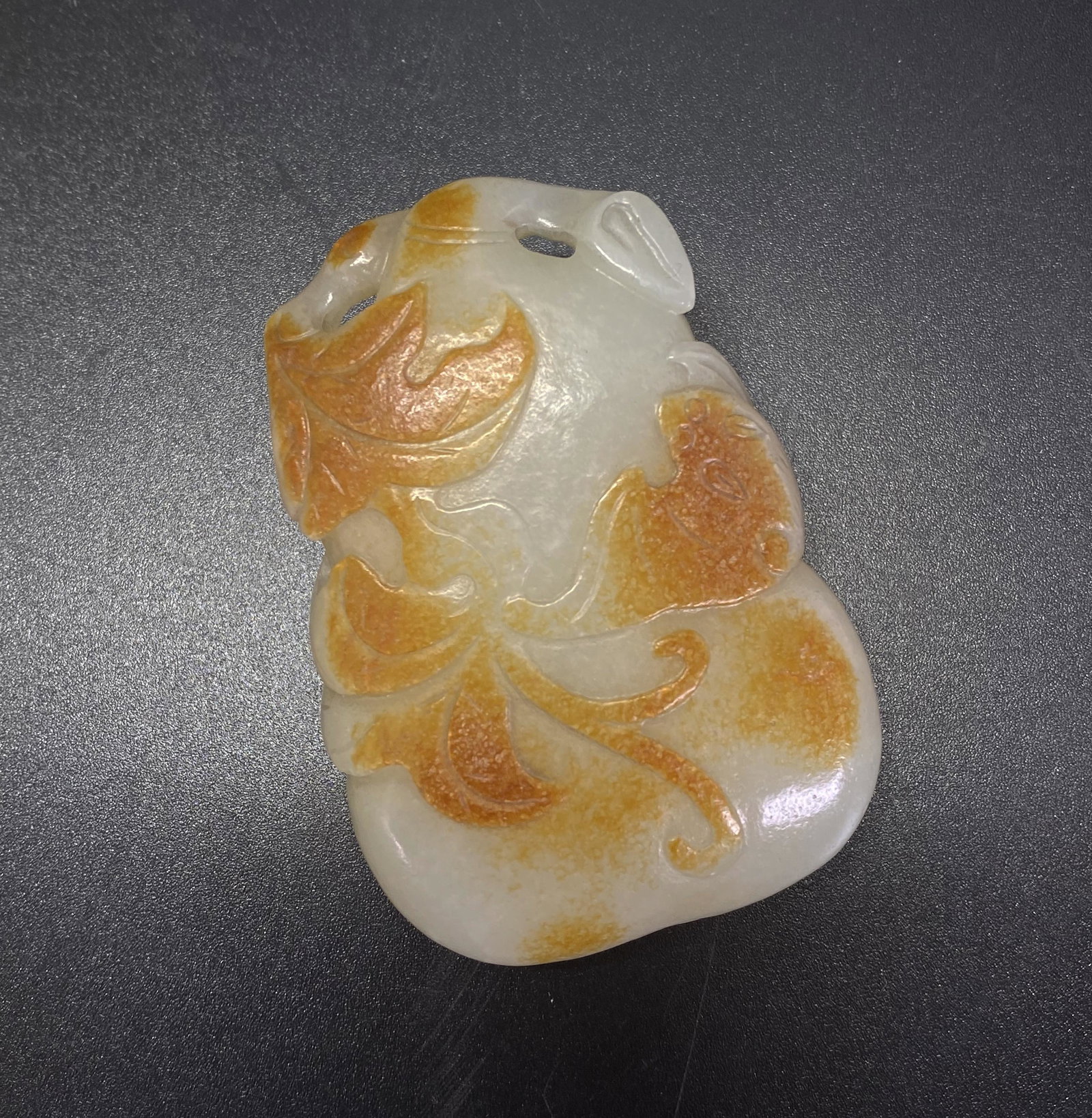 Chinese Qing Jade "Da Ji" Double Gourd Pendant (1 of 5)