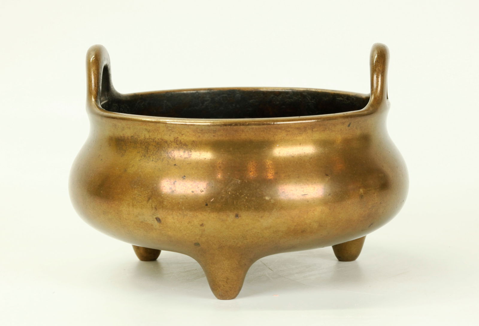 Chinese 18/19 C Bronze Incense Burner Xuande Mark (1 of 5)