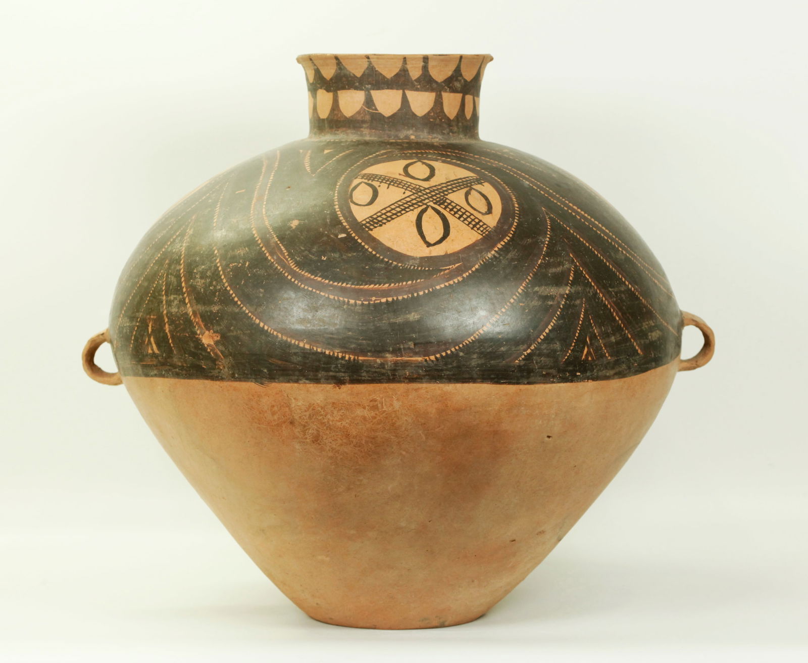 Chinese Black Painted Neolithic Pottery Vessel (1 of 5)