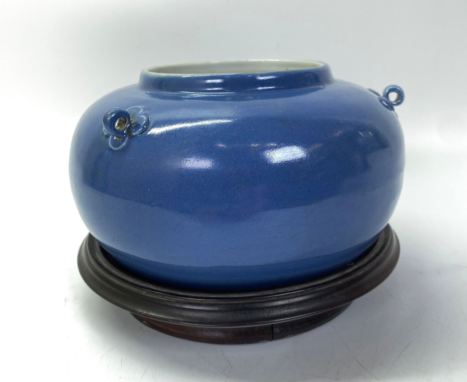 Chinese Cobalt Blue Glazed Porcelain Jar (1 of 5)