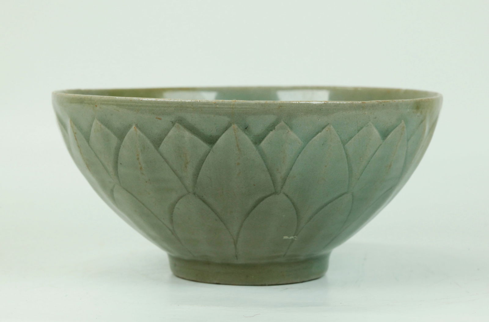Fine Korean Goryeo Celadon Lotus Porcelain Bowl (1 of 5)