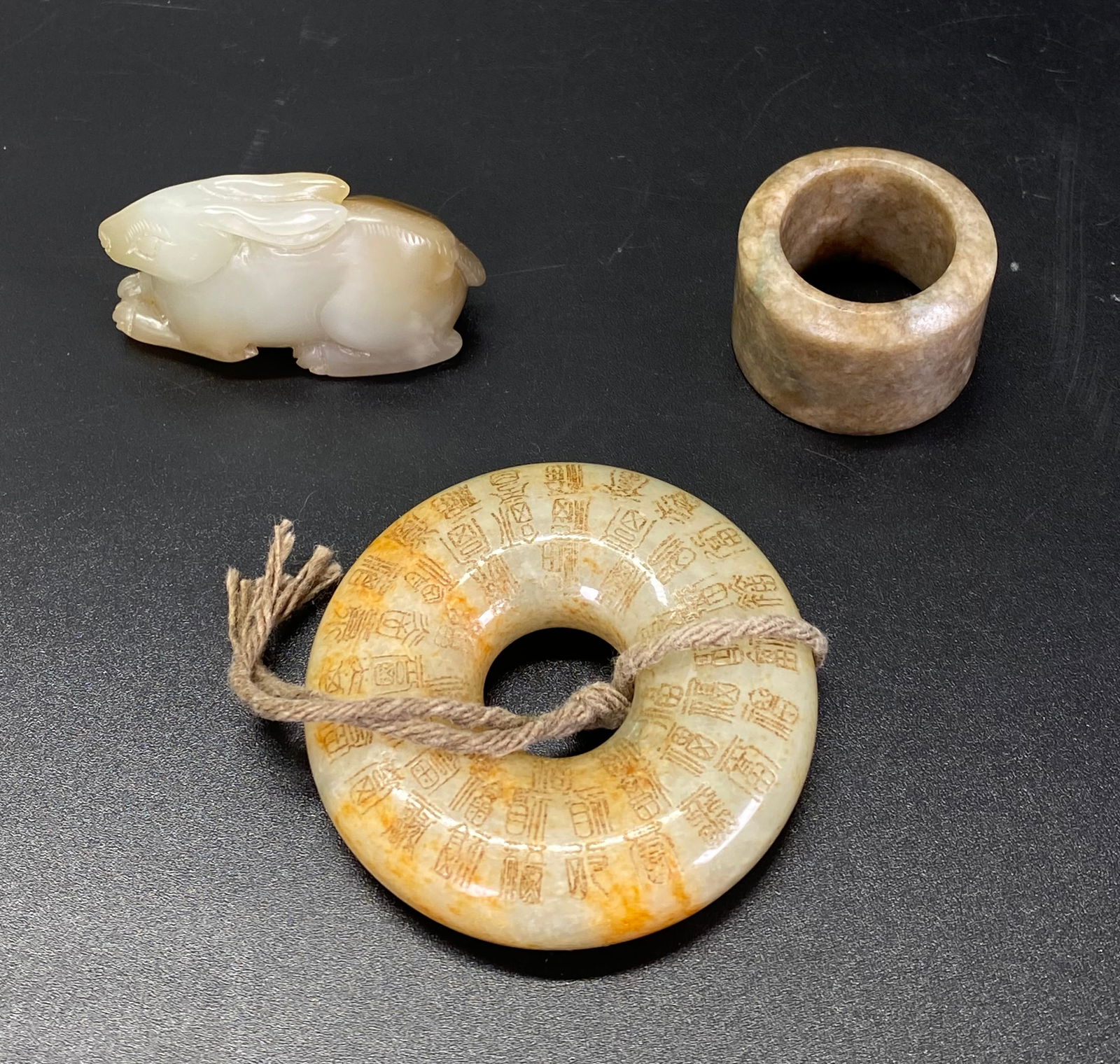 3 Chinese Jade/Jadeite/Hard Stone Carvings (1 of 8)