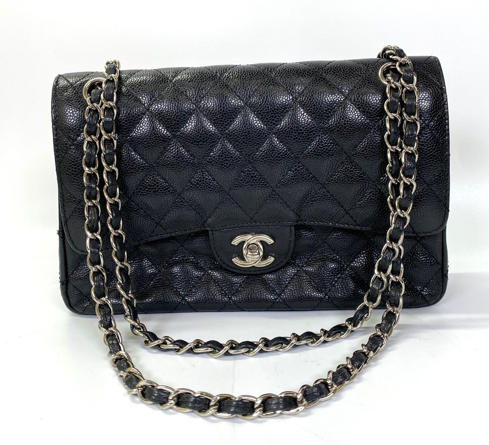 Chanel Black Leather Quilted Shoulder Bag (1 of 6)