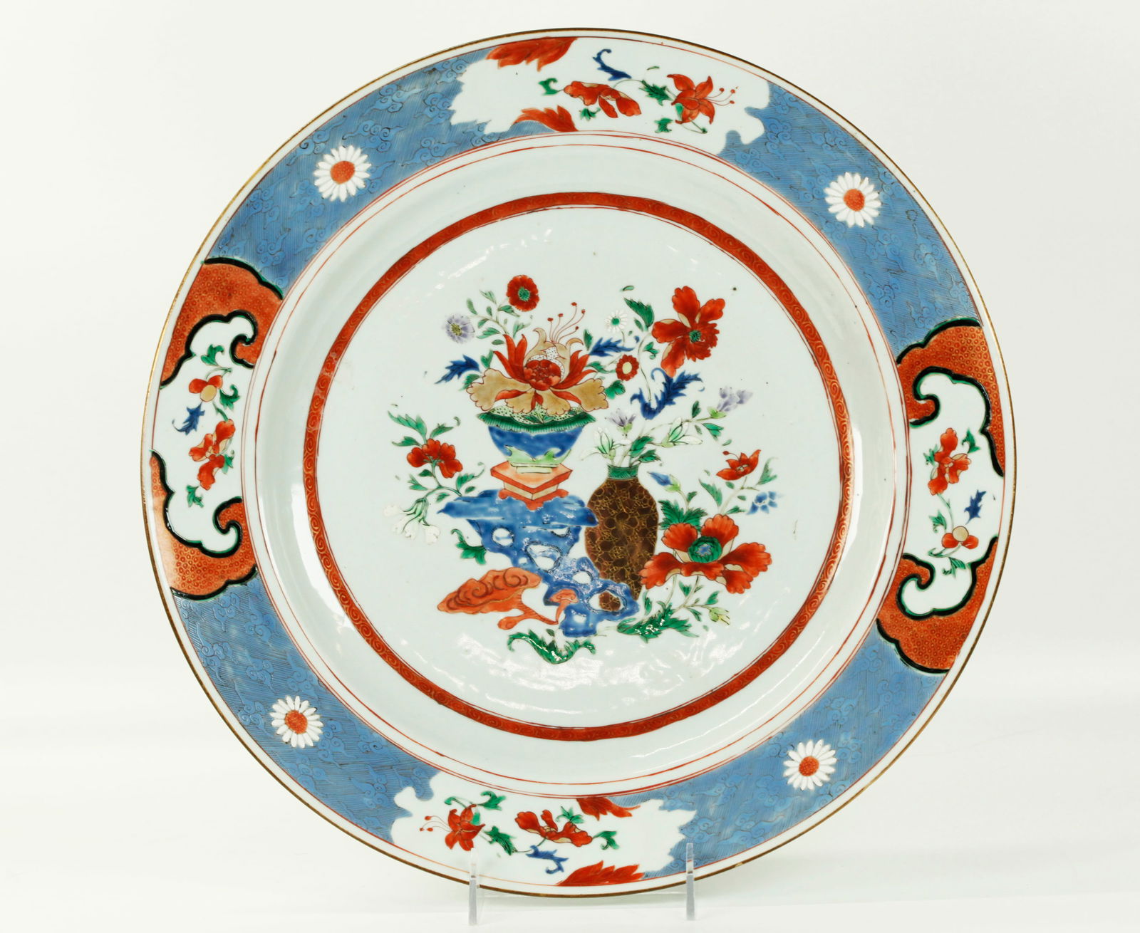 Lg Chinese 18th C Porcelain Export Charger (1 of 4)
