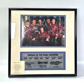 Star Trek Heroes Final Frontier Cast Autographed