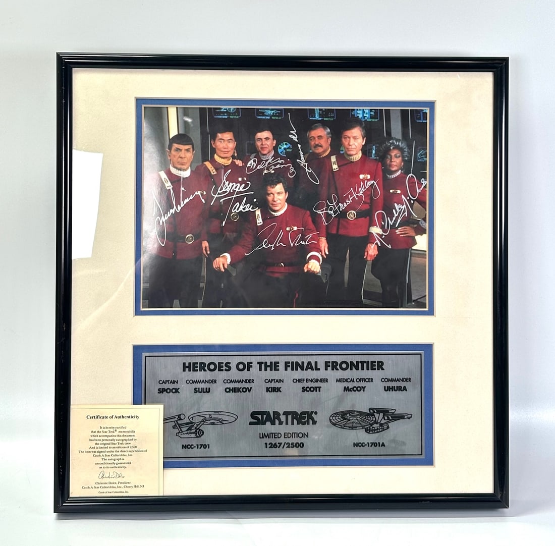 Star Trek Heroes Final Frontier Cast Autographed (1 of 5)