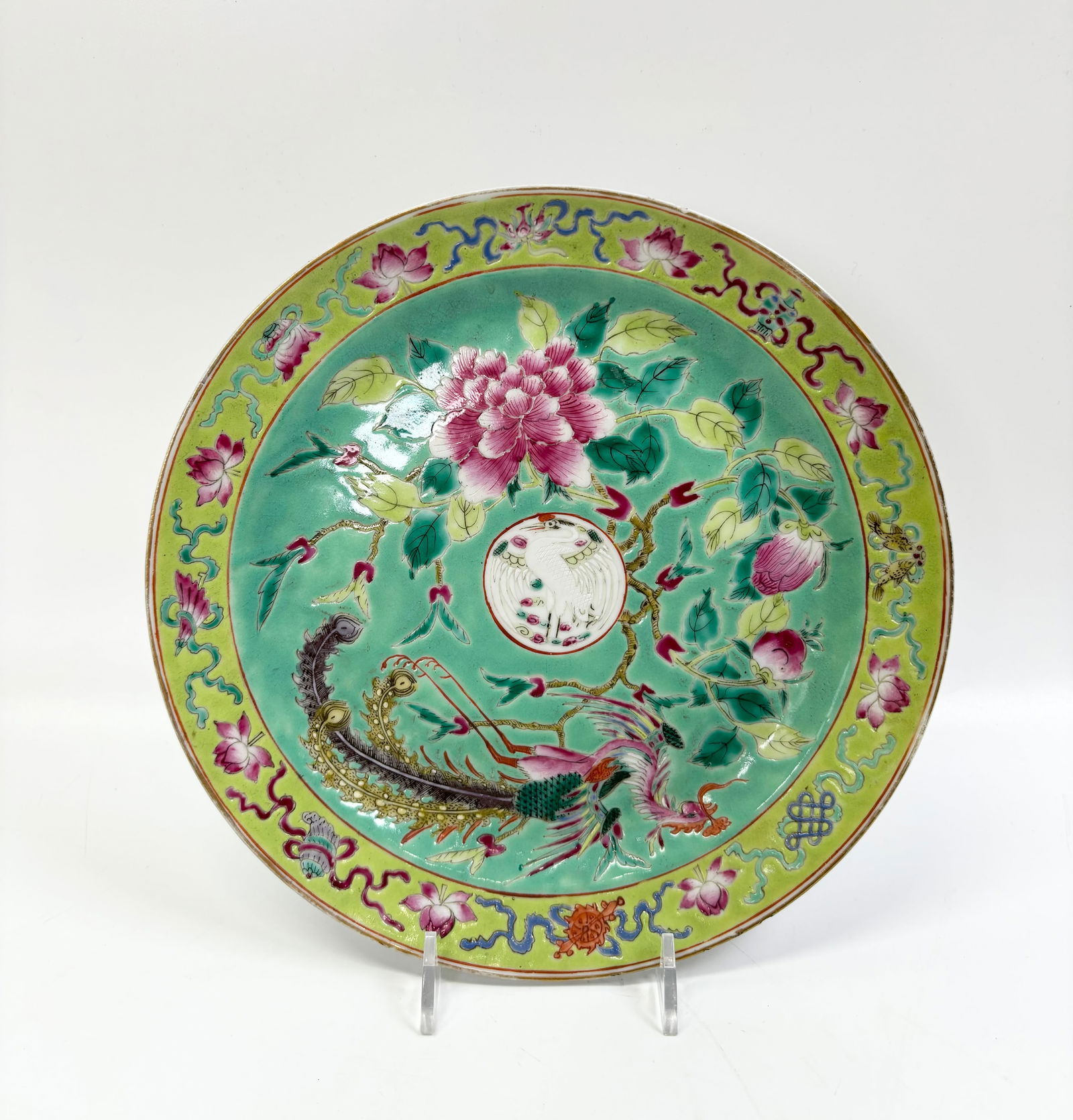 Chinese Peranakan Nyonya Straits Porcelain Plate (1 of 6)
