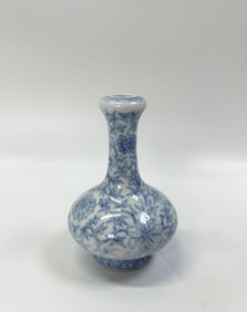 Chinese Miniature Blue White Porcelain Vase