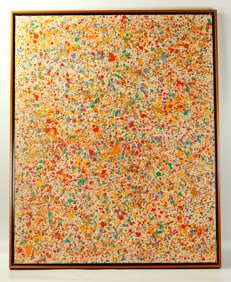 Arthur Gorham; Acrylic on Canvas 1972, Plenum VIII