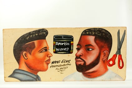 Kumasi Ghana: Nana Elvis Men's Hair Cream Ad