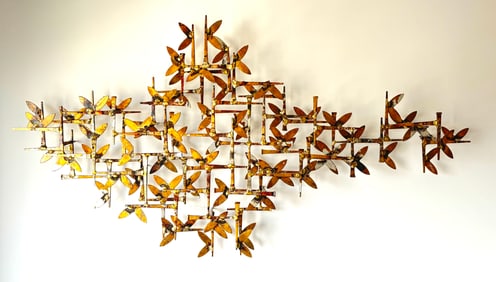 William Bowie American Mid Century Wall Sculpture