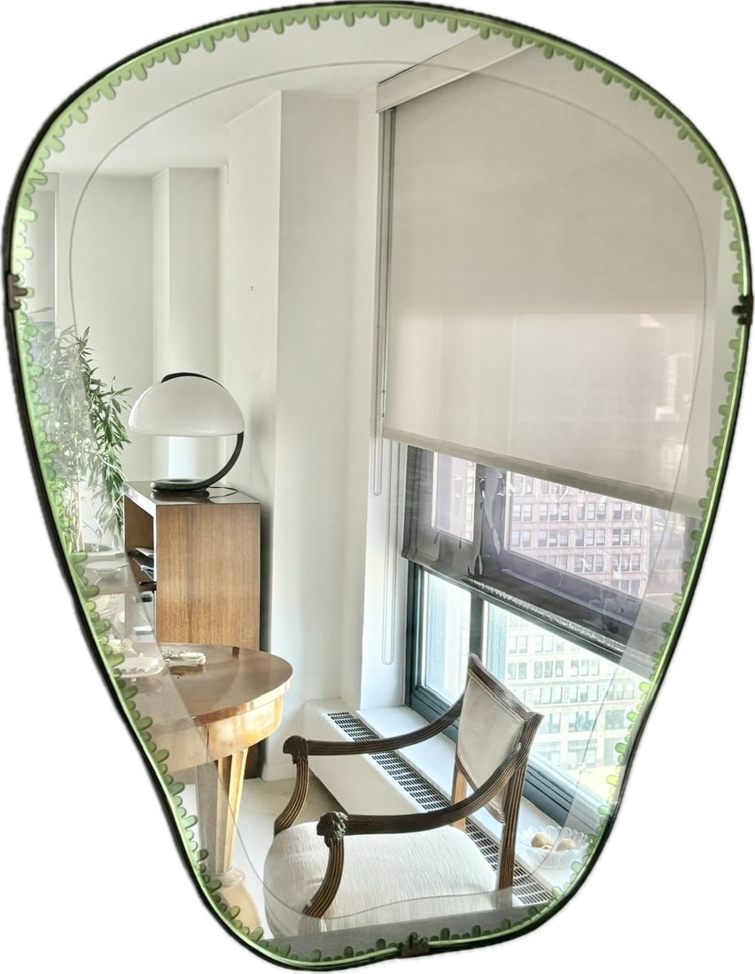 Rare Pietro Chiesa Fontana Arte 1932 Shield Mirror (1 of 6)