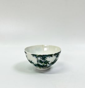 Chinese Doucai Enamel Porcelain Small Cup