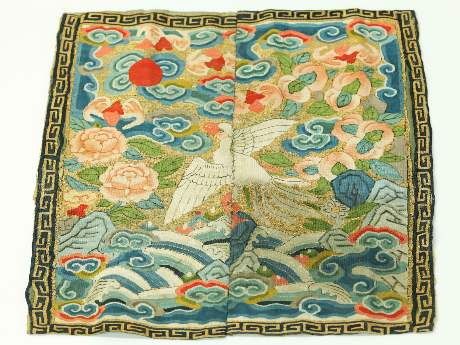 Chinese Qing Dynasty Kesi Civil Rank Badge (1 of 5)