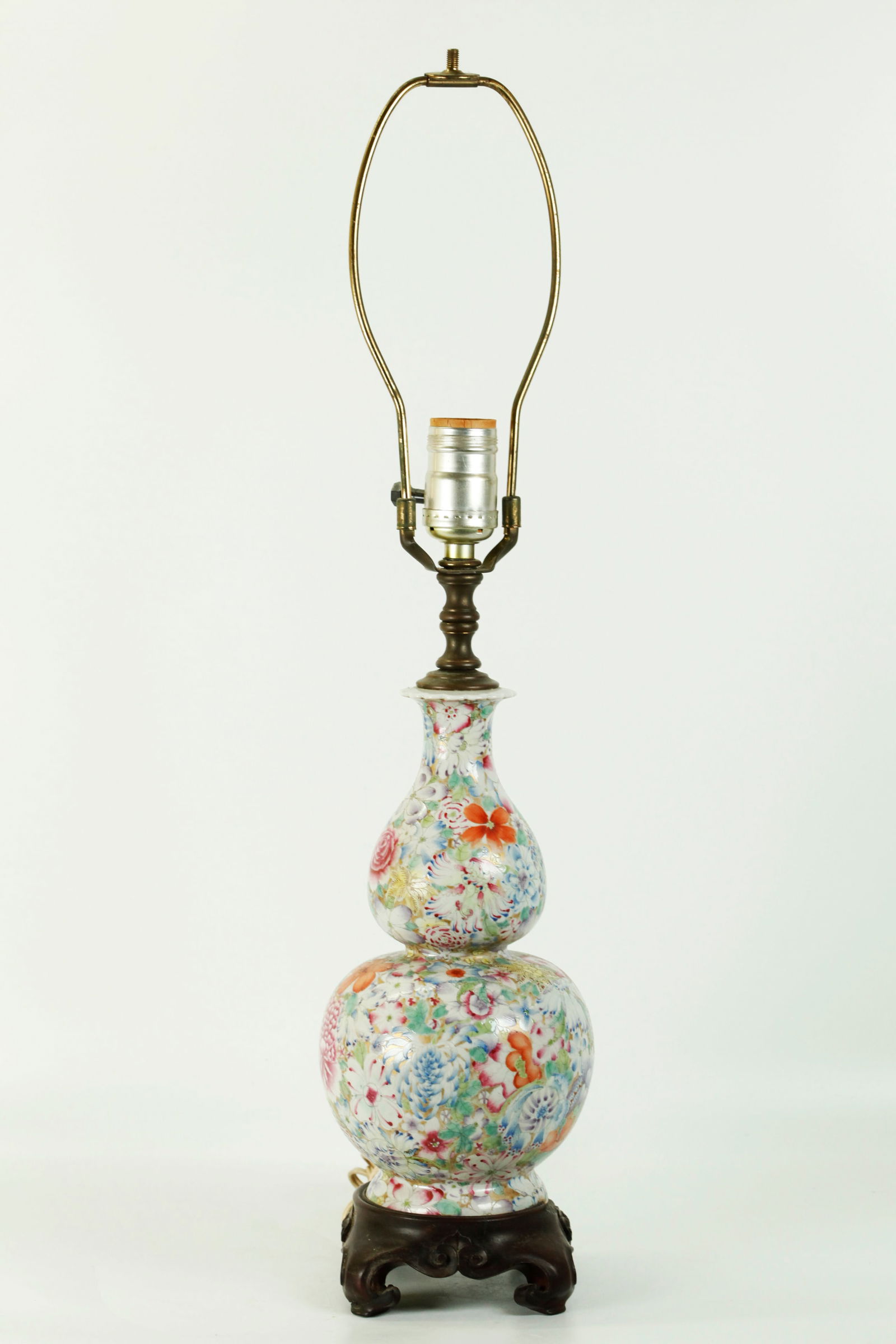 Chinese Mille Fleurs Enameled Porcelain Vase (1 of 5)