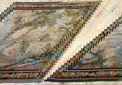 Flemish 17th/18th Century Verdure Garden Tapestry