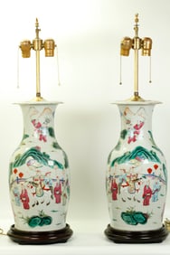 Mirror Pr Chinese Enameled Porcelain Vases