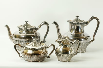 Reed & Barton Silver Plate 4 Pc Tea Set