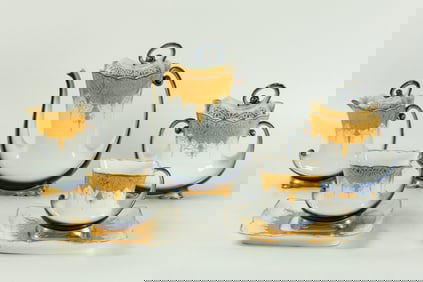 Jean Pouyat Limoges Tete-a-Tete Tea/Coffee Set