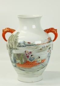 Chinese Enameled Porcelain Vase