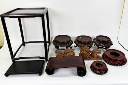10 Chinese Stands & Carvings